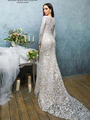 Свадебное платье Ирма. Силуэт Рыбка. Цвет Белый / Молочный, Айвори / Капучино. Вид 2