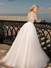 Свадебное платье Дороти. Силуэт Пышное. Цвет Белый / Молочный. Вид 2