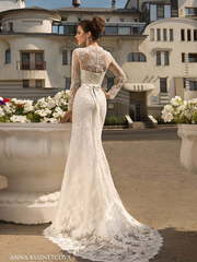 Свадебное платье Клэр. Силуэт Рыбка. Цвет Белый / Молочный. Вид 2