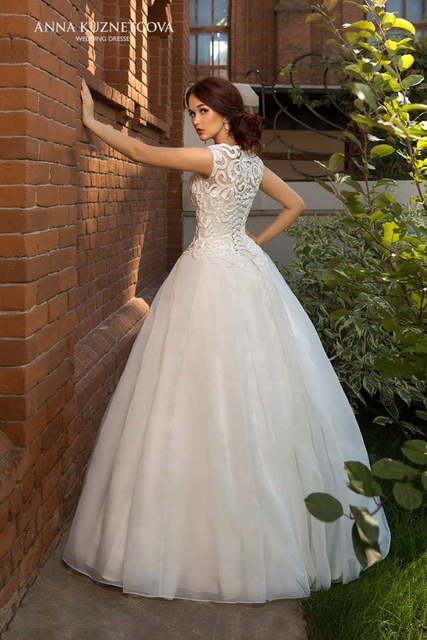 Свадебное платье Валери. Силуэт Пышное. Цвет Белый / Молочный. Вид 2