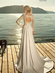 Свадебное платье Каролина. Силуэт Прямое. Цвет Белый / Молочный. Вид 2