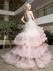 Свадебное платье Стефания. Силуэт Пышное. Цвет оттенки Розового. Вид 2