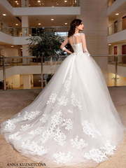 Свадебное платье Глория. Силуэт Пышное. Цвет Белый / Молочный. Вид 1