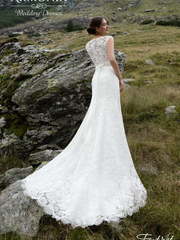 Свадебное платье Фокстрот. Силуэт Рыбка. Цвет Белый / Молочный. Вид 2