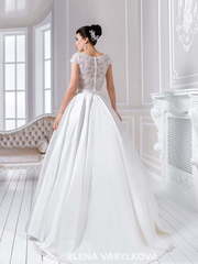 Свадебное платье 153. Силуэт Прямое. Цвет Белый / Молочный. Вид 2