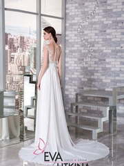 Свадебное платье Алиса. Силуэт Прямое. Цвет Белый / Молочный. Вид 2