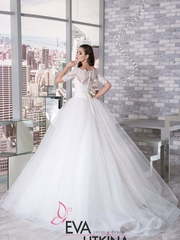 Свадебное платье Анабель. Силуэт Пышное. Цвет Белый / Молочный. Вид 2