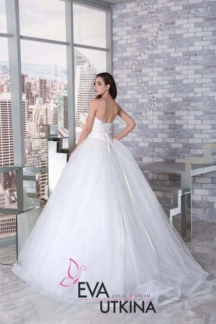 Свадебное платье Анабель. Силуэт Пышное. Цвет Белый / Молочный. Вид 6