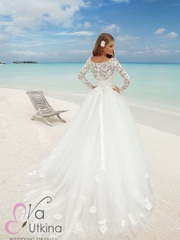 Свадебное платье Белиссима. Силуэт Пышное. Цвет Белый / Молочный. Вид 2