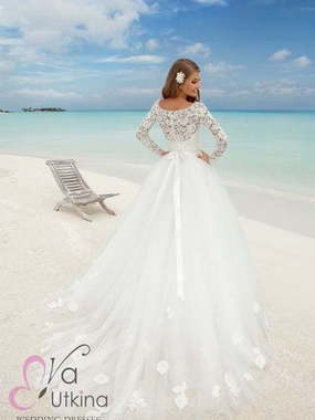 Свадебное платье Белиссима. Силуэт Пышное. Цвет Белый / Молочный. Вид 2