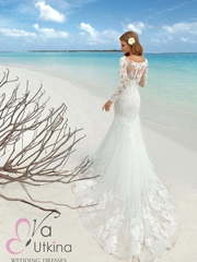 Свадебное платье Ирена. Силуэт Рыбка. Цвет Белый / Молочный. Вид 2