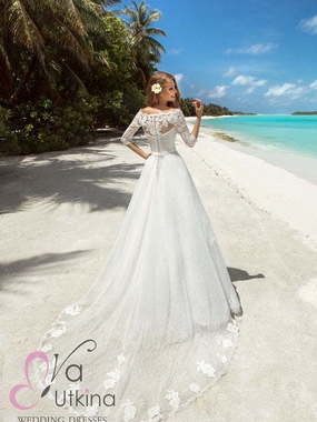 Свадебное платье Николь. Силуэт Пышное. Цвет Белый / Молочный. Вид 2