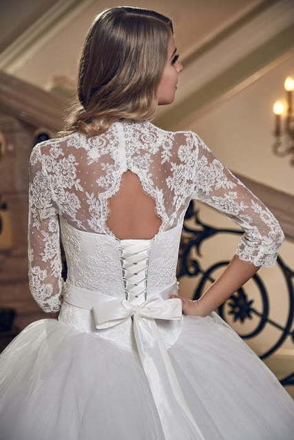 Свадебное платье Виолетта. Силуэт Пышное. Цвет Белый / Молочный. Вид 2