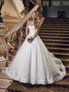 Свадебное платье Моника 2. Силуэт Пышное. Цвет Белый / Молочный. Вид 3