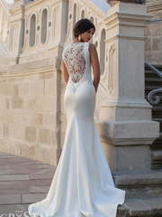 Свадебное платье Calipso. Силуэт Прямое, Рыбка. Цвет Белый / Молочный. Вид 2