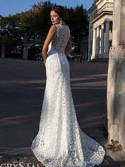 Свадебное платье Damask. Силуэт Прямое, Рыбка. Цвет Белый / Молочный. Вид 2