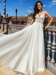 Свадебное платье Joel. Силуэт Прямое. Цвет Белый / Молочный. Вид 1