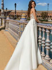 Свадебное платье Joel. Силуэт Прямое. Цвет Белый / Молочный. Вид 2