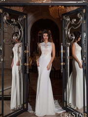 Свадебное платье Presto. Силуэт Прямое, Рыбка. Цвет Белый / Молочный, Айвори / Капучино. Вид 1