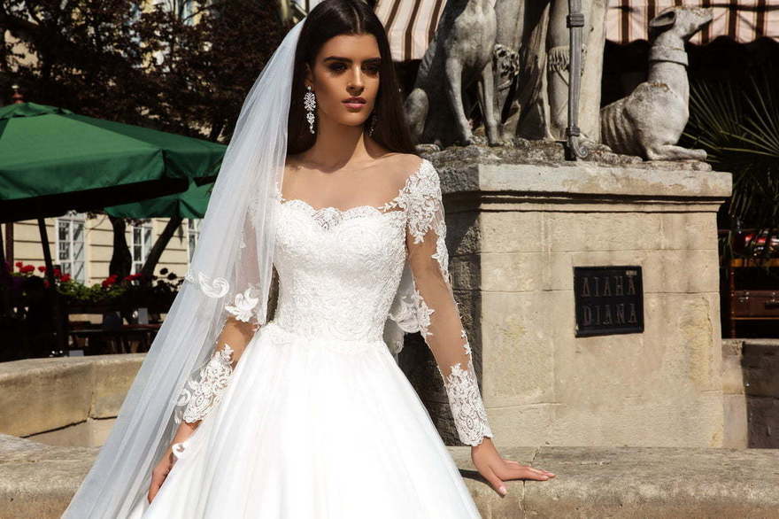 Свадебное платье Alika. Силуэт Пышное. Цвет Белый / Молочный. Вид 2