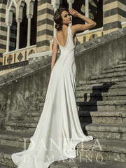 Свадебное платье Aurelia 1. Силуэт Прямое. Цвет Белый / Молочный. Вид 2