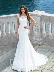 Свадебное платье Armeria. Силуэт Рыбка. Цвет Белый / Молочный. Вид 1