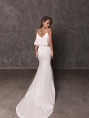 Свадебное платье Leen. Силуэт Рыбка. Цвет Белый / Молочный. Вид 2