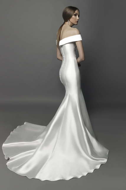 Свадебное платье Jess. Силуэт Рыбка. Цвет Белый / Молочный. Вид 2