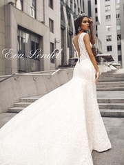 Свадебное платье Ester. Силуэт Рыбка. Цвет Белый / Молочный, Айвори / Капучино, оттенки Розового. Вид 2