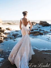 Свадебное платье Marika. Силуэт Рыбка. Цвет Айвори / Капучино. Вид 2