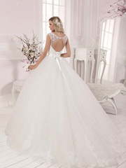 Свадебное платье Гортензия. Силуэт Пышное. Цвет Белый / Молочный. Вид 2