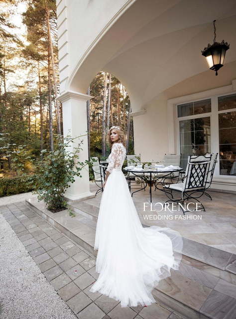 Свадебное платье Bardolino. Силуэт Прямое. Цвет Белый / Молочный. Вид 2