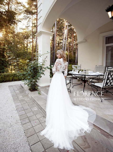 Свадебное платье Bardolino. Силуэт Прямое. Цвет Белый / Молочный. Вид 3