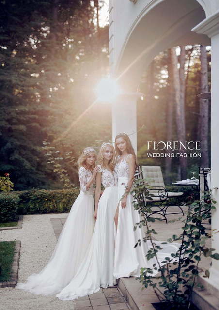 Свадебное платье Bardolino. Силуэт Прямое. Цвет Белый / Молочный. Вид 4