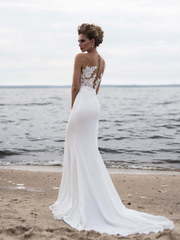 Свадебное платье Ariel. Силуэт Прямое. Цвет Белый / Молочный. Вид 2