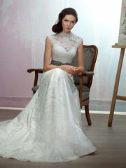 Свадебное платье Grace. Силуэт Пышное. Цвет Белый / Молочный. Вид 1