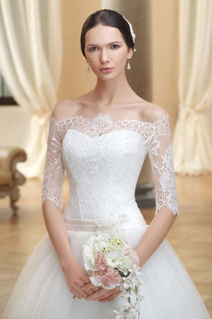 Свадебное платье Natalia. Силуэт Пышное. Цвет Белый / Молочный. Вид 2