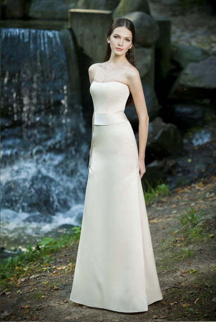 Свадебное платье Сanna. Силуэт Прямое. Цвет Айвори / Капучино, Белый / Молочный, Персик / Оранжевый. Вид 2