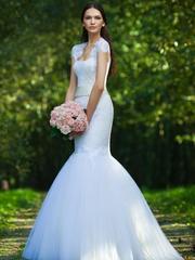 Свадебное платье Erica. Силуэт Прямое, Рыбка. Цвет Белый / Молочный. Вид 1