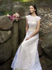 Свадебное платье Rugiada. Силуэт Прямое. Цвет Белый / Молочный, Айвори / Капучино. Вид 2