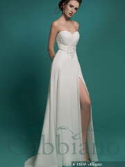 Свадебное платье Аллегра. Силуэт Прямое. Цвет Белый / Молочный. Вид 1