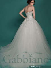 Свадебное платье Дариэлла. Силуэт Пышное. Цвет Белый / Молочный, Пепельный / Металлик, Золото. Вид 2