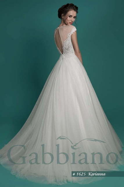 Свадебное платье Карианна. Силуэт Пышное. Цвет Белый / Молочный. Вид 3