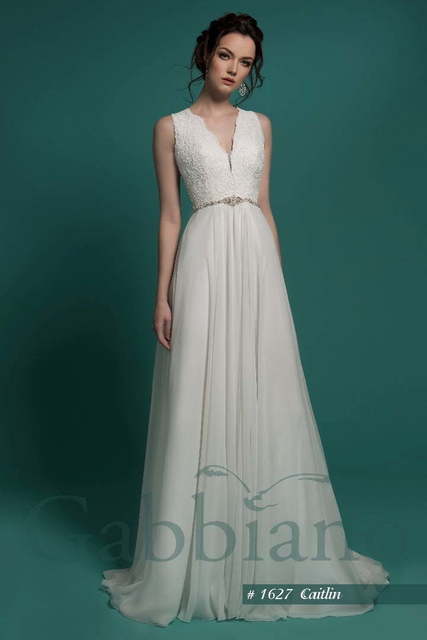 Свадебное платье Кейтлин. Силуэт Прямое. Цвет Белый / Молочный. Вид 3