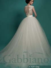 Свадебное платье Кэри. Силуэт Пышное. Цвет Белый / Молочный, Айвори / Капучино. Вид 2