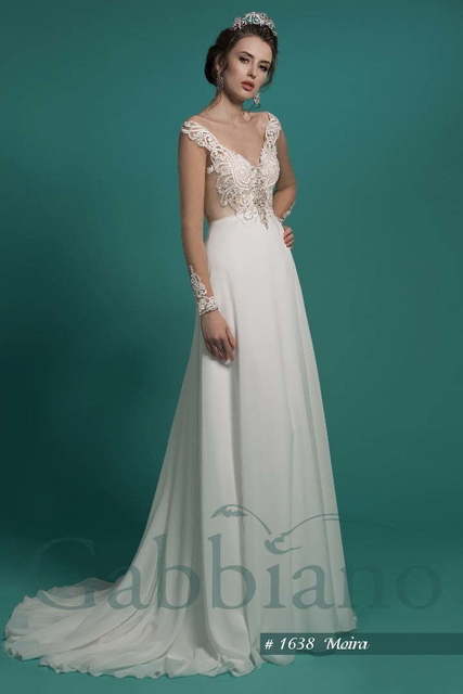 Свадебное платье Мойра. Силуэт Прямое. Цвет Белый / Молочный. Вид 5