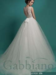 Свадебное платье Элла. Силуэт Пышное. Цвет Белый / Молочный, Красный / Марсала. Вид 2