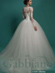 Свадебное платье Шарлен. Силуэт Пышное. Цвет Белый / Молочный. Вид 2