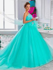 Свадебное платье Minti. Силуэт Пышное. Цвет Тиффани. Вид 2