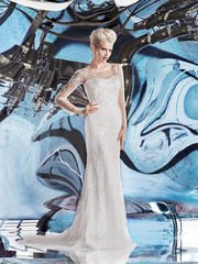 Свадебное платье Terra. Силуэт Прямое, Рыбка. Цвет Белый / Молочный. Вид 1